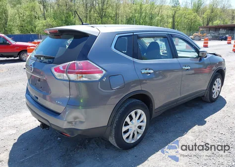 2015 Nissan Rogue S from USA, damaged, VIN KNMAT2MV9FP564744